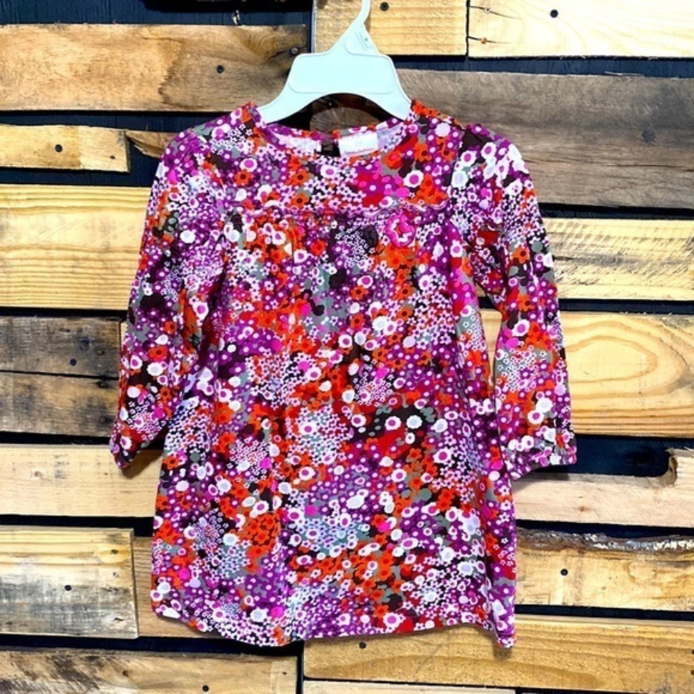 Girls Hannah Andersson Flower Power Dress‎ Size 5